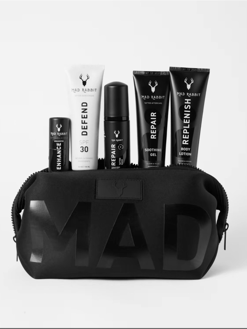 Mad Rabbit Aftercare Kit - Black Travel Pouch